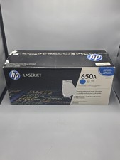 HP LaserJet 650A CE271A (Cyan) Toner Cartridge open box - sealed bag picture