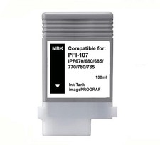 PFI107 MBK Matte Black Ink Cartridge fit Canon  IPF670 IPF680 IPF685 IPF770 picture