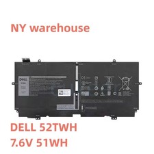 Genuine 52TWH Battery For XPS 13 7390 2-in-1 Series XX3T7 MM6M8 P103G001/002 picture