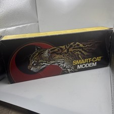 Vintage Novation CAT Modem 103/212 Smart Modem Complete In Box And Turns On C3 picture