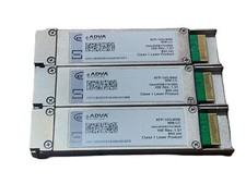 LOT OF 3 ADVA XFP/10G/850I/MM/LC 0061701825-02 850 nm Transceiver Module picture