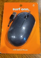 Surf Onn USB Optical Mouse with 6 Ft Cable and 3 Buttons Scroll Feature picture