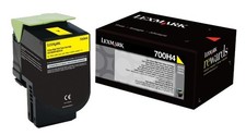 Genuine Lexmark 70C0H40 (700H4) Yellow High-Yield Toner - NEW SEALED picture