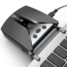 Advanced Laptop Cooling Fan with Temp Display & 13 Speed Settings picture