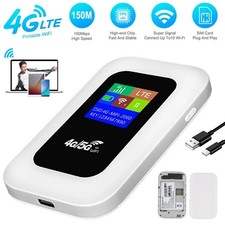 Unlocked 5G Wireless 3000 mAh WiFi Router Mobile Broadband MIFI LCD Hotspot US picture