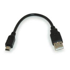 10inch USB 2.0 Certified 480Mbps Type A Male to Mini-B/5-Pin Male Cable picture