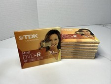 TDK Mini DVD-R Disc 30 Minute DVD New - Lot Of 8 Sealed picture