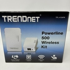 TRENDnet 500Mbps Powerline 500 Wireless Kit TPL-410APK - NOB picture