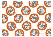 Fan Wraps FW1176 Star Wars BB8 Pattern Wrap for MacBook Pro 13
