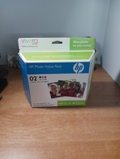 Vivera HP 02 Photo Ink Value Pack - 6 Cartridges + 150 4X6 HP Paper Expired 2009 picture