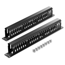1U Server Rack Cable Management 24-Slot, 19