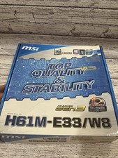 MSI H61M-E33/W8, LGA 1155, Intel Motherboard picture