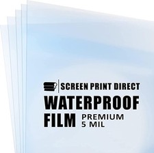 100 Sheets Waterproof Inkjet Transparency Film Silk Screen Print 8.5x11 Inch picture