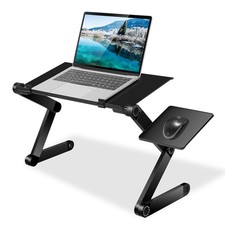 Foldable Laptop Table 360° Adjustable Stand Lap Sofa Bed Tray Multi-Purpose Desk picture