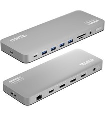 Plugable USB-C Dual 4K Displays, 100W, 2x HDMI 2x DisplayPort For Apple M1-M4 picture