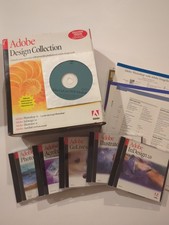 Vtg ADOBE DESIGN COLLECTION 1999 Photoshop 7.0 Indesign 2.0 Illus 10 Acrobat 6 picture