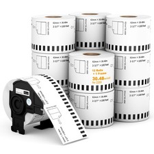 (12 Rolls + 1 Frame,30.48m Per Roll 3-Proof) Labelebal Dk 2-3/7