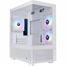 Thermaltake View 170 TG ARGB Snow Micro-ATX Case CA-1Z4-00M6WN-00 picture