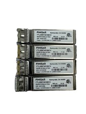 LOT OF 4 Finisar FTLX8574D3BCV Transceiver Modules w/  picture