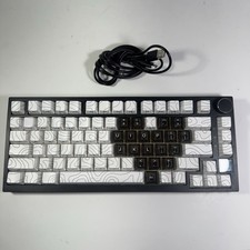 Ajazz x NACODEX AK820 Pro Mechanical Keyboard 75% Screen Black/White picture