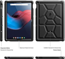 Poetic For Google Pixel Slate 12.3 inch case Kids Friendly Silicone Cover Black picture