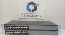 Lot of 2 HPE OfficeConnect 1420 24-Port Ethernet Switches JG708B | WORKING| READ picture