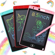 3 Pack LCD Writing Tablet for Kids 8.5 Inch Colorful Doodle Drawing picture