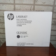 HP Laser Jet CE255XC Ink Print Cartridge Black P3015 MFP M521, 500 MFP M525 OPEN picture