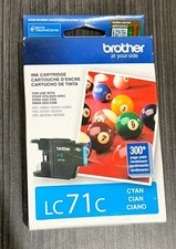 Factory Sealed Brother Innobella Printer Ink Cartridge LC71C Cyan Genuine OEM picture