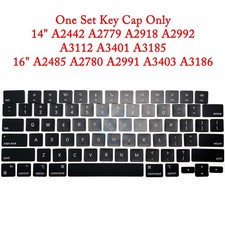 NEW One Set Replacement Keyboard Key Cap Macbook Pro 14