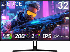 Z-Edge 32 Inch IPS Gaming Monitor, QHD 1440P 200Hz 165Hz Computer Screen picture