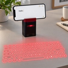 Serafim Keybo Laser Projection Keyboard & Piano Bluetooth Black English New picture