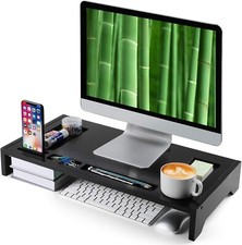 Bamboo Monitor Stand Riser - 23