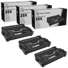 LD Replacement for 3pk 25X CF325X HY Black Toner for HP flow M830zMFP M806 M806X picture