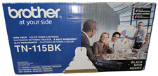 Brother TN-115BK High Yield Black Toner Cartridge – NEW Open Box picture