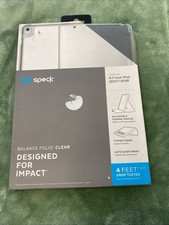 Speak Balance Folio Clear Black / Gray /Clear 9.7 iPad (2017/2018) picture