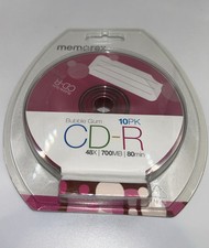 Memorex Bubble Gum CD-R 10 Pack Blank Recordable Discs New 700 MB 80 Minutes picture