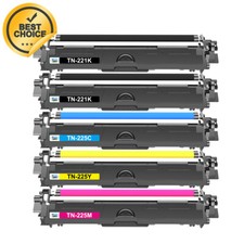 5 Pack Color TN221 TN225 Toner Ink for Brother HL-3170CDW MFC-9340CDW MFC-9130CW picture