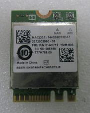 Genuine Realtek RTL8822BE 802.11ac Wi-Fi Bluetooth 4.2 M.2 Card 01AX712 picture