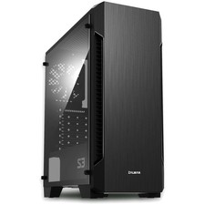 Stylish S3 ATX Mid-Tower Case - Full Acrylic Side Panel & 3 Fans Included picture
