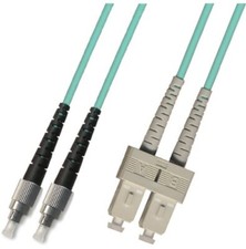 25M 10GB OM3 Duplex Fiber Optic Cable 50/125 FC SC Patch Cable Patch Cord picture