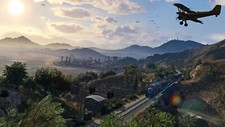 Landscape grand theft auto v video games pc gaming Custom Gaming Mat Desk picture