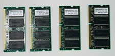 Lot of 4x 8MB 72-Pin SIMM RAM Fujitsu MB85085064CX-103L Vintage Memory Untested picture