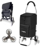 Ultra-Lightweight Foldable Stair-Climbing Shopping Cart for Groceries - 42L C... picture
