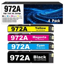 972A Ink Cartridge (4-Pack, Black/Cyan/Magenta/Yellow) for HP PageWide Pro 577dw picture