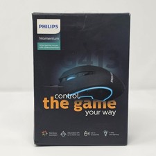 Philips SPK9201B wired gaming mouse USB LED 7 Way Lighting Effects  picture