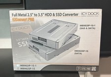 Brand New Icy Dock MB982IP-1S-1 HDD SSD Converter 2.5In To 3.5In SAS & SATA picture