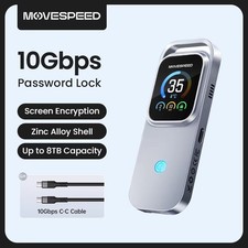 MOVESPEED AC10 M.2 NVMe SSD Enclosure 10Gbps USB-C Touch Screen 8TB picture
