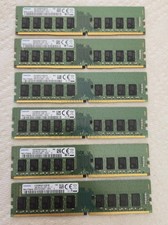 Lot of 6 Samsung 16GB 2Rx8 PC4-2400T EUDIMMS. Not Tested. May have minor nicks. picture