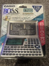 NEW Casio BOSS SF-4900C GD-L, 128KB Organizer 1999 Vintage Sealed w Batteries picture